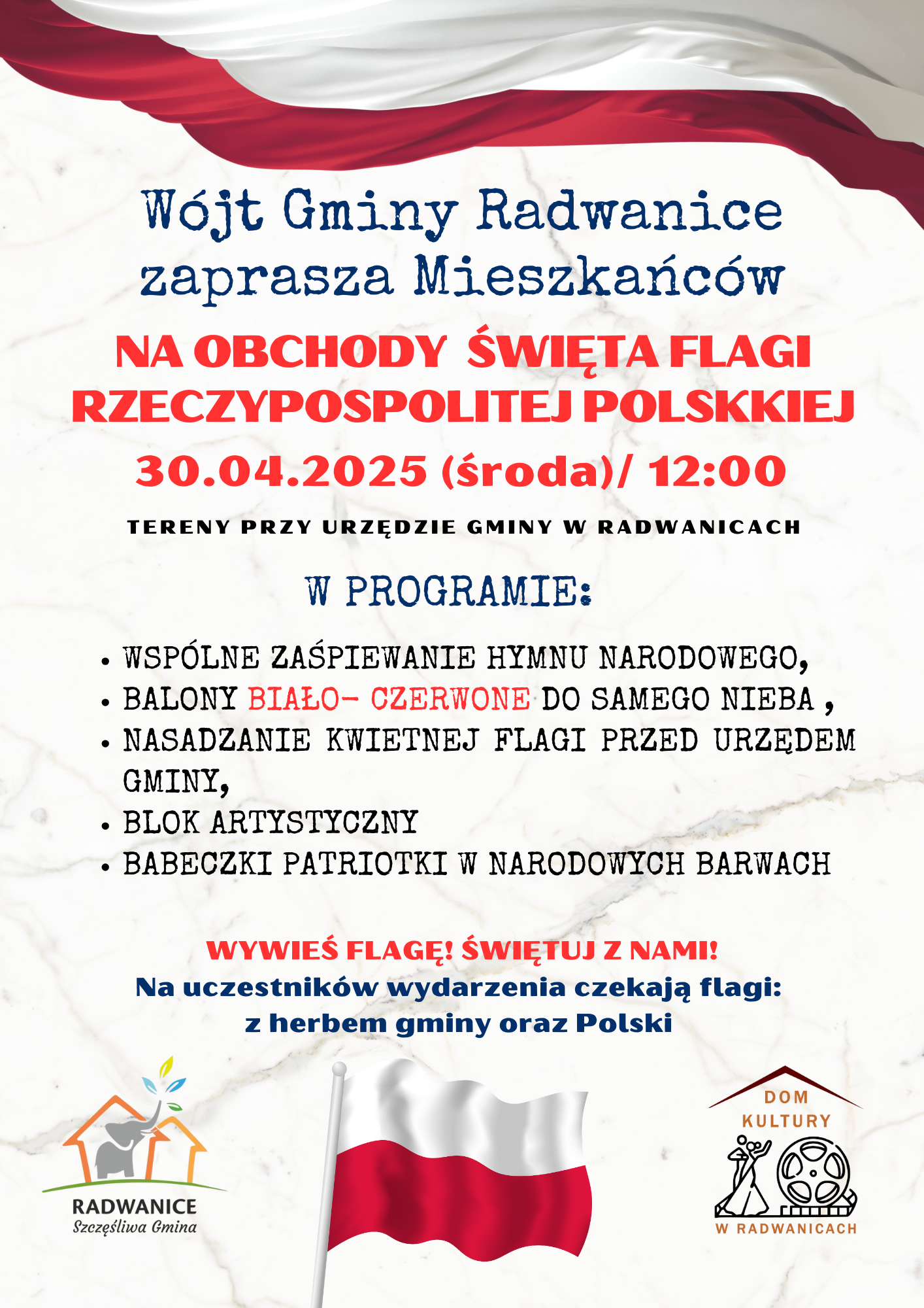 Ilustracja wprowadzenia: Obchody Święta Flagi RzeczyPospolitej Polskiej