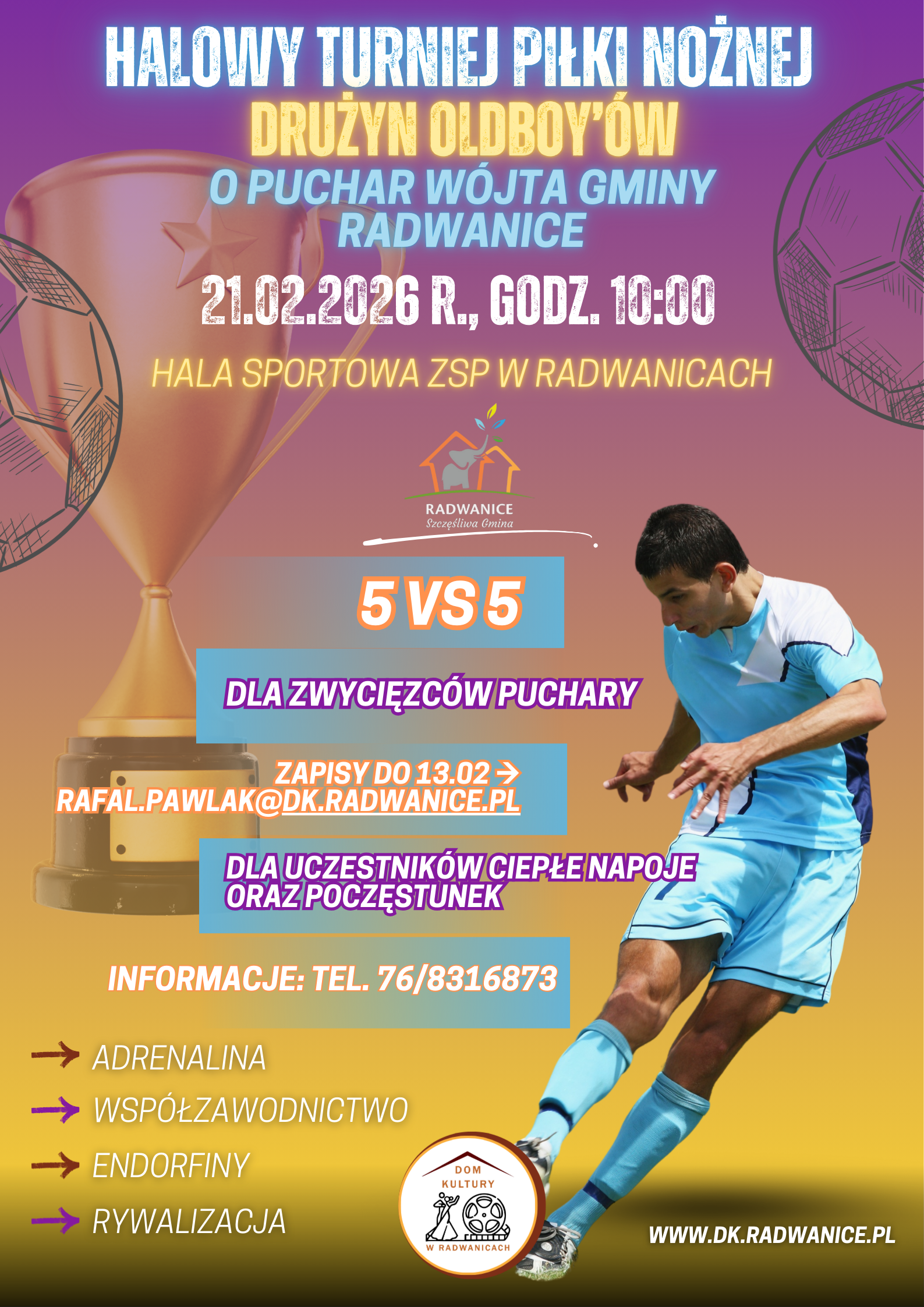 ⚽ TURNIEJ HALOWEJ PIŁKI NOŻNEJ OLD BOY ⚽ - zdjęcie 1